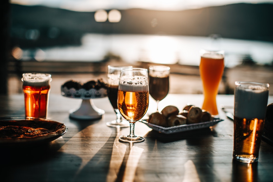 Beer by the beach